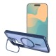 Forcell F-Protect Shadow Stand Premium Back Case with MagSafe priekš Samsung Galaxy S26 FE 5G S741 - Zils - silikona-plastikāta aizmugures apvalks / bampers-vāciņš