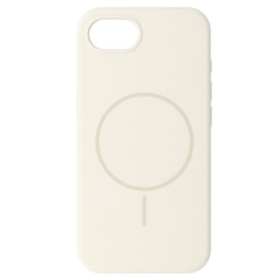 Silicone Thin Mag Case with MagSafe priekš Apple iPhone 16e / 17e - Бежевый - силиконовый чехол-накладка / бампер-крышкa