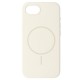 Silicone Thin Mag Case with MagSafe priekš Apple iPhone 16e / 17e - Бежевый - силиконовый чехол-накладка / бампер-крышкa