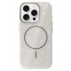 Glitter Thin Magsafe Back Case для Apple iPhone 16e / 17e - Серый - силиконовый чехол-накладка / бампер крышка