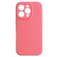 OEM Silicone Back Case with MagSafe (Microfiber Soft Touch) для Apple iPhone 16e / 17e - Розовый - матовая силиконовая накладка / бампер