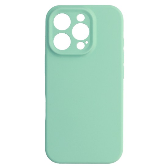 OEM Silicone Back Case with MagSafe (Microfiber Soft Touch) для Apple iPhone 16e / 17e - Бирюзовый - матовая силиконовая накладка / бампер