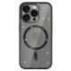 Glitter MagSafe Back Case priekš Apple iPhone 16e / 17e - Чёрный - силиконовая накладка / бампер-крышка