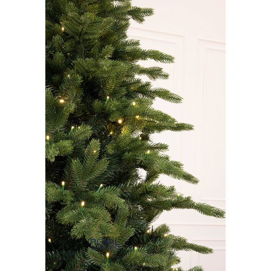 Искусственная рождественская ёлка Spitsbergen Premium из PE/PVC — 300 LED-ламп — 180 см