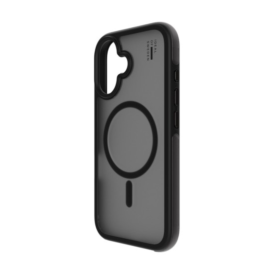 iDeal of Sweden Bumper MagSafe Back Case priekš Apple iPhone 17 - Black - silikona-plastikāta aizmugures apvalks / bampers-vāciņš