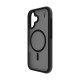 iDeal of Sweden Bumper MagSafe Back Case priekš Apple iPhone 17 - Black - silikona-plastikāta aizmugures apvalks / bampers-vāciņš