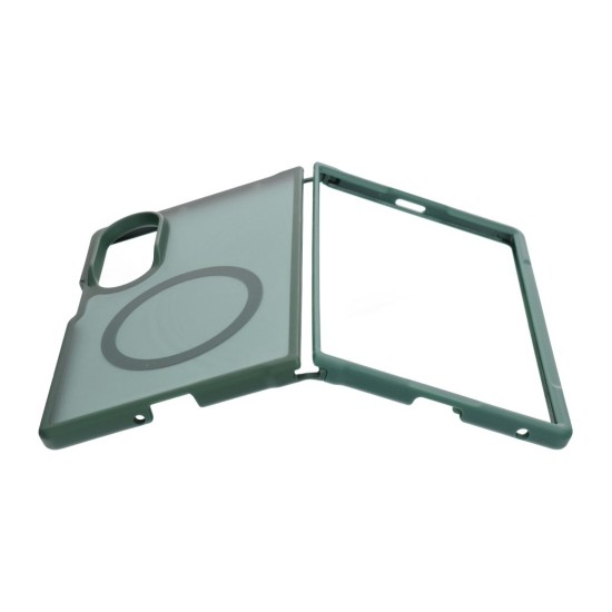 Acrylic Series Cover with MagSafe для Samsung Galaxy Fold8 5G - Зелёный - пластиковый чехол-накладка / бампер крышка