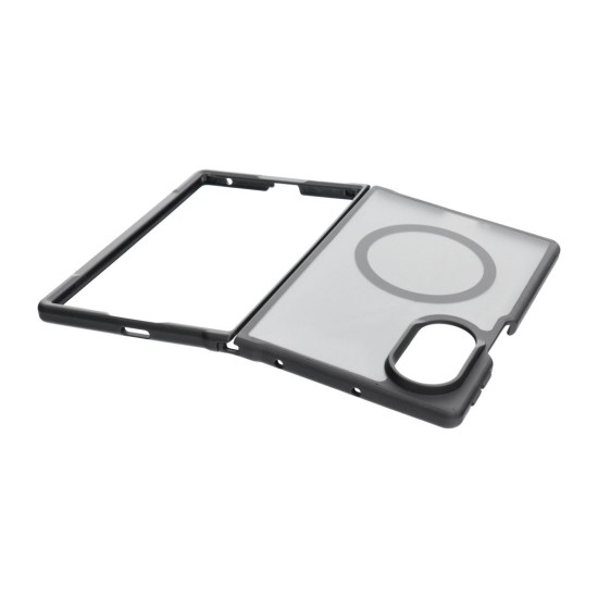 Acrylic Series Cover with MagSafe для Samsung Galaxy Fold8 5G - Чёрный - пластиковый чехол-накладка / бампер крышка