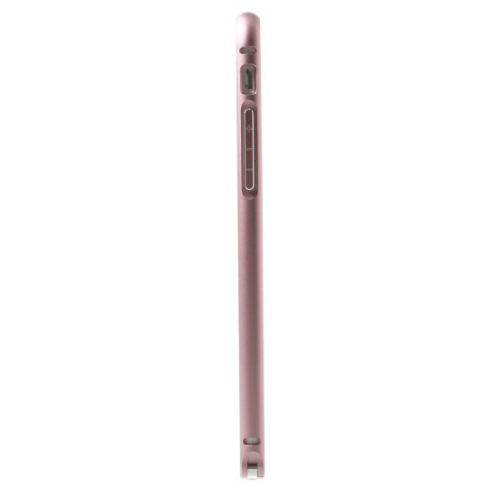 Hippocampal Buckle Metal Bumper Case priekš Apple iPhone 6 / 6S - Pink - alumīnija metāla sānu apvalks / bampers