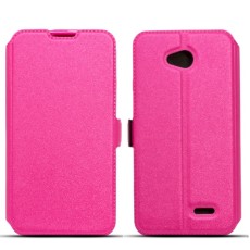 Telone Super Slim Sony Xperia Z5 Premium E6853 - Rozā - sāniski atverams maciņš ar stendu (ādas maks, grāmatiņa, leather book wallet case cover stand)