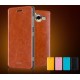 Mofi New Rui priekš Microsoft Lumia 950 - Rozā - sāniski atverams maciņš ar stendu (ādas maks, grāmatiņa, leather book wallet case cover stand)