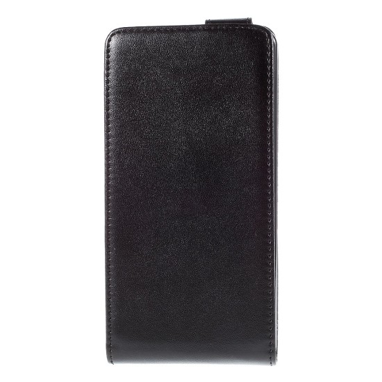 Magnetic Vertical Flip Leather Case Cover for LG Zero H650E - Black - vertikāli atverams maciņš (ādas telefona maks, leather book vertical flip case cover)