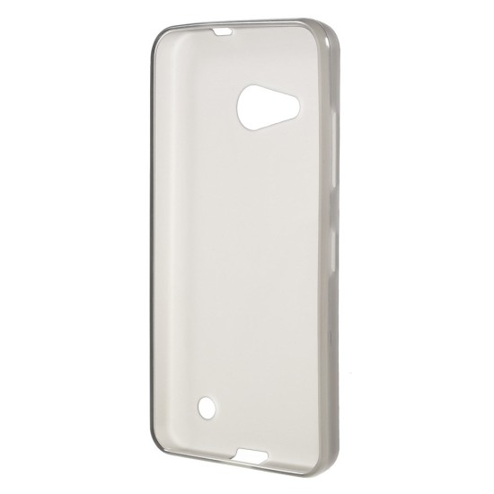 Double-sided Matte TPU Case for Microsoft Lumia 550 - Grey - silikona aizmugures apvalks (bampers, vāciņš, slim TPU silicone case cover, bumper)