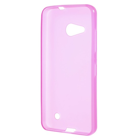 Double-sided Matte TPU Case for Microsoft Lumia 550 - Rose - silikona aizmugures apvalks (bampers, vāciņš, slim TPU silicone case cover, bumper)