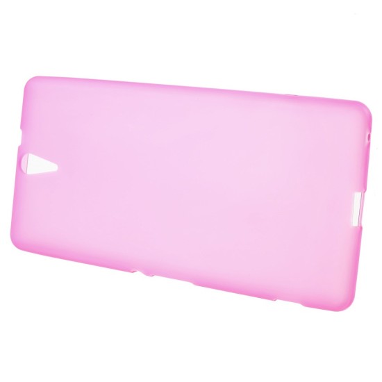 Frosted Gel TPU Case for Sony Xperia C5 Ultra E5553 / E5563 / E5533 Dual - Rose - silikona aizmugures apvalks (bampers, vāciņš, slim TPU silicone case cover, bumper)