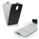 Forcell Flexi Slim Flip Huawei Mate S - Melns - vertikāli atverams maciņš (ādas telefona maks, leather book vertical flip case cover)