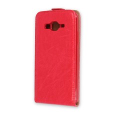 GreenGo Leather Case Plus New для Sony Xperia X F5121 / F5122 - Красный - вертикально открывающийся чехол (кожаный чехол для телефона, leather book vertical flip case cover)
