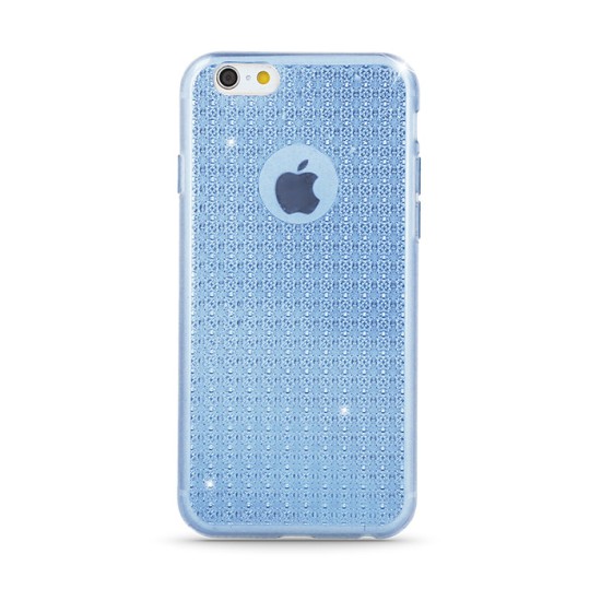 TPU Diamond Back Case priekš Huawei P8 Lite - Zils - silikona apvalks (bampers, vāciņš, slim silicone cover, bumper)
