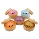 Toys Revolution Mystery Bun Squishy - Gel Dumpling - Mirdzoša antistresa skvīša rotaļlieta kapsulā / varavīksnes pārsteigums
