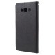 RoarKorea Only One Flip Case priekš LG G4 Stylus H635 - Melns - sāniski atverams maciņš ar stendu (ādas grāmatveida maks, leather book wallet cover stand)