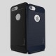 IPAKY Brushed TPU Drop-proof Case priekš Apple iPhone 7 / 8 / SE2 (2020) / SE3 (2022) Carbon Fiber - Pelēks - Triecienizturīgs silikona aizmugures apvalks / bampers-vāciņš