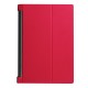 PU Leather Stand Case priekš Lenovo Yoga Tab 3 10.1 X50F / X50L - Sarkans - sāniski atverams maciņš ar stendu (ādas maks, grāmatiņa, leather book wallet case cover stand)