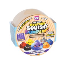 Crazy Fun [ORIGINAL] RMS Mystery Squishy Dumpling - Galaxy Edition! R05-3382 - Mirdzoša antistresa skvīša rotaļlieta kapsulā / varavīksnes pārsteigums