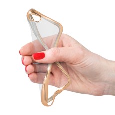 Beeyo Heart Case priekš Huawei P9 Lite - Zeltains - silikona aizmugures apvalks ar attēlu (bampers, vāciņš, ultra slim TPU silicone case cover, bumper)