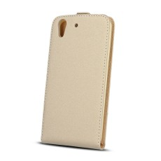 GreenGo Leather Case Plus New priekš Huawei Honor 7 Lite / Honor 5C - Zelts - vertikāli atverams maciņš (ādas telefona maks, leather book vertical flip case cover)