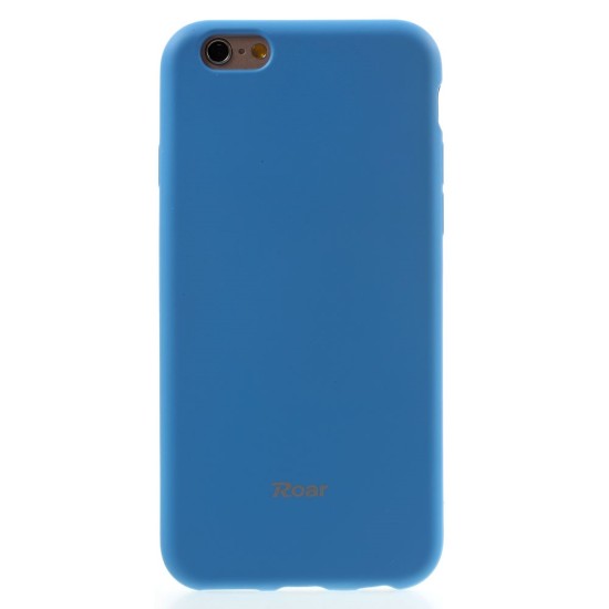 RoarKorea All Day Colorful Jelly Case priekš Apple iPhone 6 Plus / 6S Plus - Gaiši Zils - matēts silikona apvalks (bampers, vāciņš, slim TPU silicone cover shell, bumper)