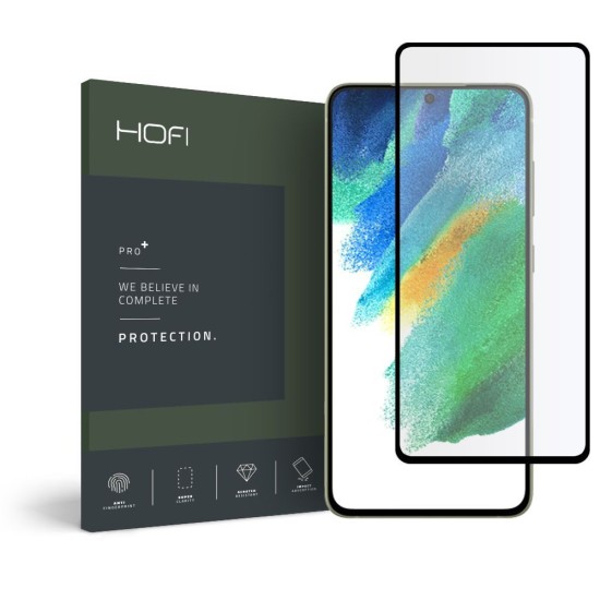 Hofi Premium Pro+ 9H Full Glue Tempered Glass Screen Protector priekš Samsung Galaxy S21 FE 5G G990 - Ekrāna Aizsargstikls / Bruņota Stikla Aizsargplēve