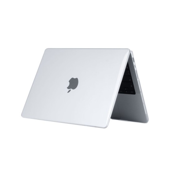 Tech-Protect Smartshell Protective Case priekš Apple MacBook Pro 14-inch (2021) A2442 / (2023) A2779 - Caurspīdīgs - plastikas no abām pusēm apvalks / maciņš