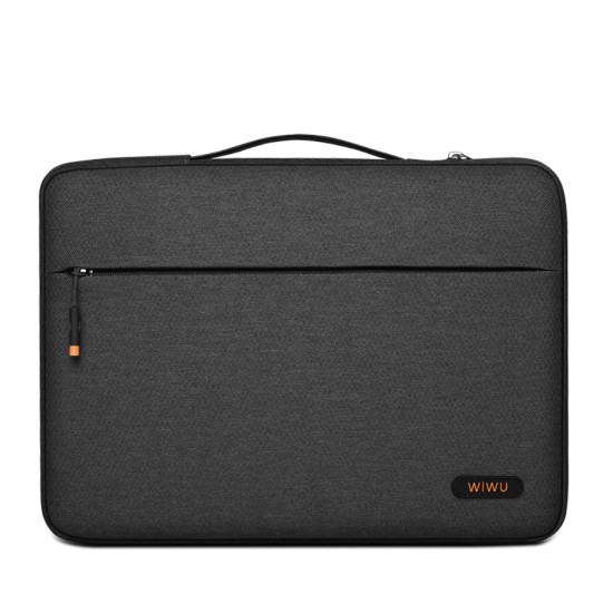 WIWU Sleeve Computer Pouch Handbag 14" Soma portatīvajam datoram - Melna - Computer Laptop / Notebook Bag / Datorsoma