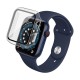 Imak Full Plastic Protective Cover with Tempered Glass для Apple Watch Series 4 / 5 / 6 / SE (44mm) - Прозрачный - пластиковая накладка для часов