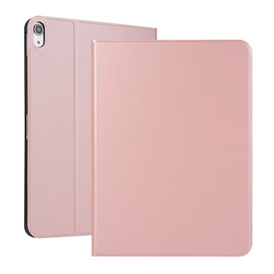 PU Leather Stand Tablet Cover Case priekš Apple iPad Pro 11 (2020 / 2021 / 2022) - Rozā Zelts - sāniski atverams maciņš ar stendu