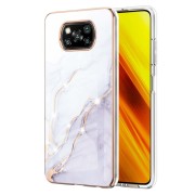 IMD Electroplating Marble Pattern TPU Phone