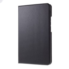 PU Leather Stand Tablet Cover Case priekš Huawei MatePad T8 8.0 - Melns - sāniski atverams maciņš ar stendu