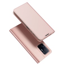 Dux Ducis Skin Pro series priekš Xiaomi 11T 5G / 11T Pro 5G - Rozā Zelts - sāniski atverams maciņš ar magnētu un stendu