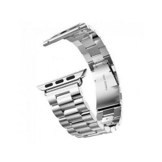 Mercury Stainless Steel Metal Watch Band priekš Apple Watch 38 / 40 / 41 mm - Sudrabains - siksniņa viedpulksteņiem no nerūsējoša tērauda