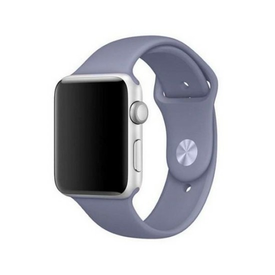 Mercury Silicone Watch Strap priekš Apple Watch 42 / 44 / 45 mm / Ultra 49 mm - Ceriņu - silikona siksniņa priekš pulksteņiem ar divām saspraudēm
