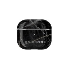 iDeal of Sweden Fashion Case priekš Apple Airpods 3 - Black Thunder Marble - plastikāta apvalks bezvadu austiņu lādēšanas ierīcei