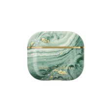 iDeal of Sweden Fashion Case priekš Apple Airpods 3 - Mint Swirl Marble - plastikāta apvalks bezvadu austiņu lādēšanas ierīcei