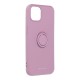 RoarKorea Amber Ring Back Case priekš Xiaomi Poco M4 Pro 5G - Violets - silikona aizmugures apvalks ar gredzenu / bampers-vāciņš