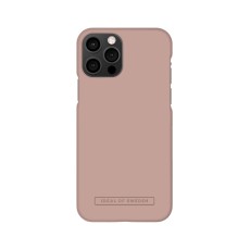 iDeal of Sweden Seamless SS22 Back Case priekš Apple iPhone 12 / 12 Pro - Blush Pink - ciets silikona aizmugures apvalks ar iebūvētu metālisku plāksni / bampers-vāciņš