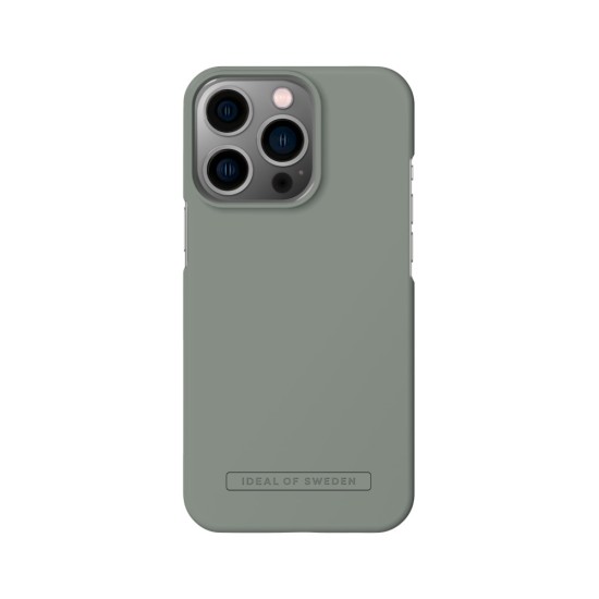 iDeal of Sweden Seamless SS22 Back Case priekš Apple iPhone 13 Pro - Ash Gray - ciets silikona aizmugures apvalks ar iebūvētu metālisku plāksni / bampers-vāciņš