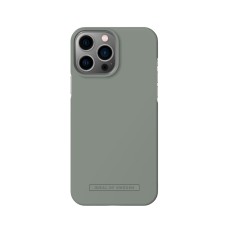 iDeal of Sweden Seamless SS22 Back Case priekš Apple iPhone 13 Pro Max - Ash Gray - ciets silikona aizmugures apvalks ar iebūvētu metālisku plāksni / bampers-vāciņš