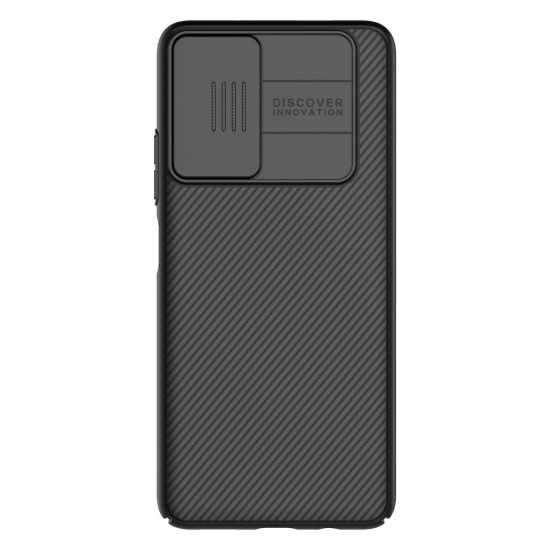 Nillkin CamShield Slide Camera Back Hard Case Cover для Xiaomi Poco M4 Pro 5G - Чёрный - пластиковая  накладка / бампер с защитным механизмом для камеры
