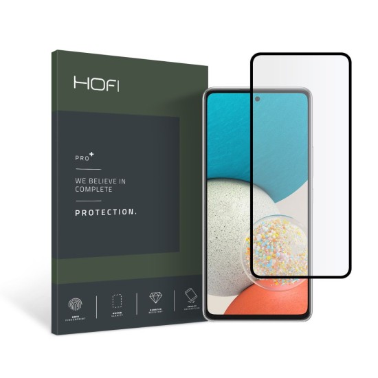 Hofi Premium Pro+ 9H Full Glue Tempered Glass Screen Protector priekš Samsung Galaxy A53 5G A536 - Ekrāna Aizsargstikls / Bruņota Stikla Aizsargplēve