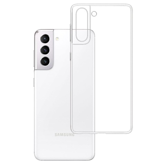 3MK Clear Case priekš Samsung Galaxy S21 FE 5G G990 - Caurspīdīgs - silikona aizmugures apvalks / bampers-vāciņš