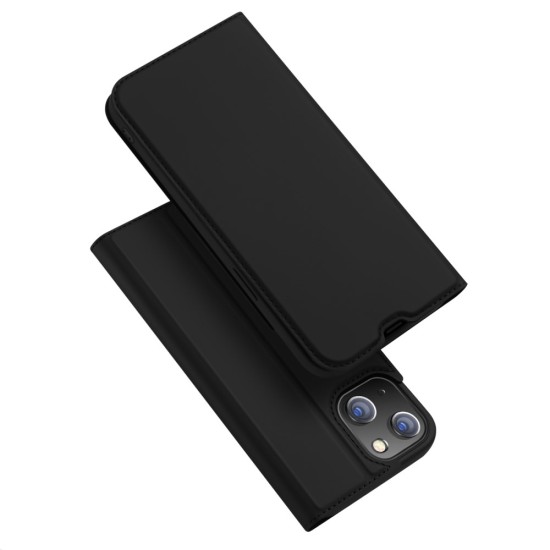 Dux Ducis Skin Pro series для Apple iPhone 13 mini - Чёрный - чехол-книжка сo стендом / подставкой